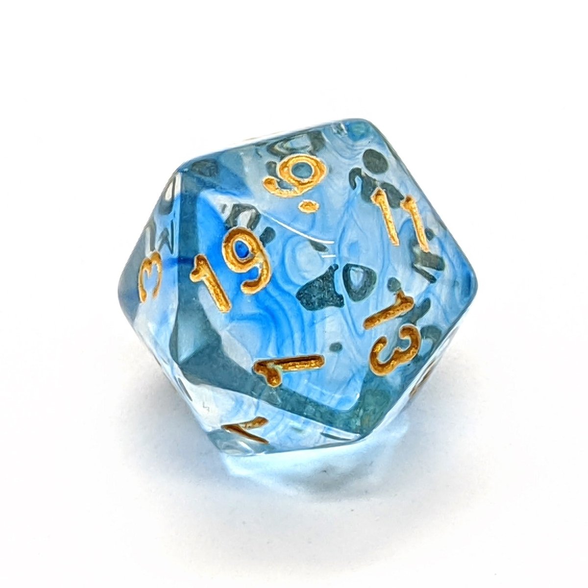 Blue Mist | Dice Set - Mint &amp; Mustard