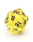 Cosmic Chaos Yellow | Dice Set - Mint & Mustard