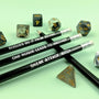 D&D Class Pencil Set | Rogue - Mint & Mustard