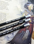 D&D Class Pencil Set | Warlock - Mint & Mustard