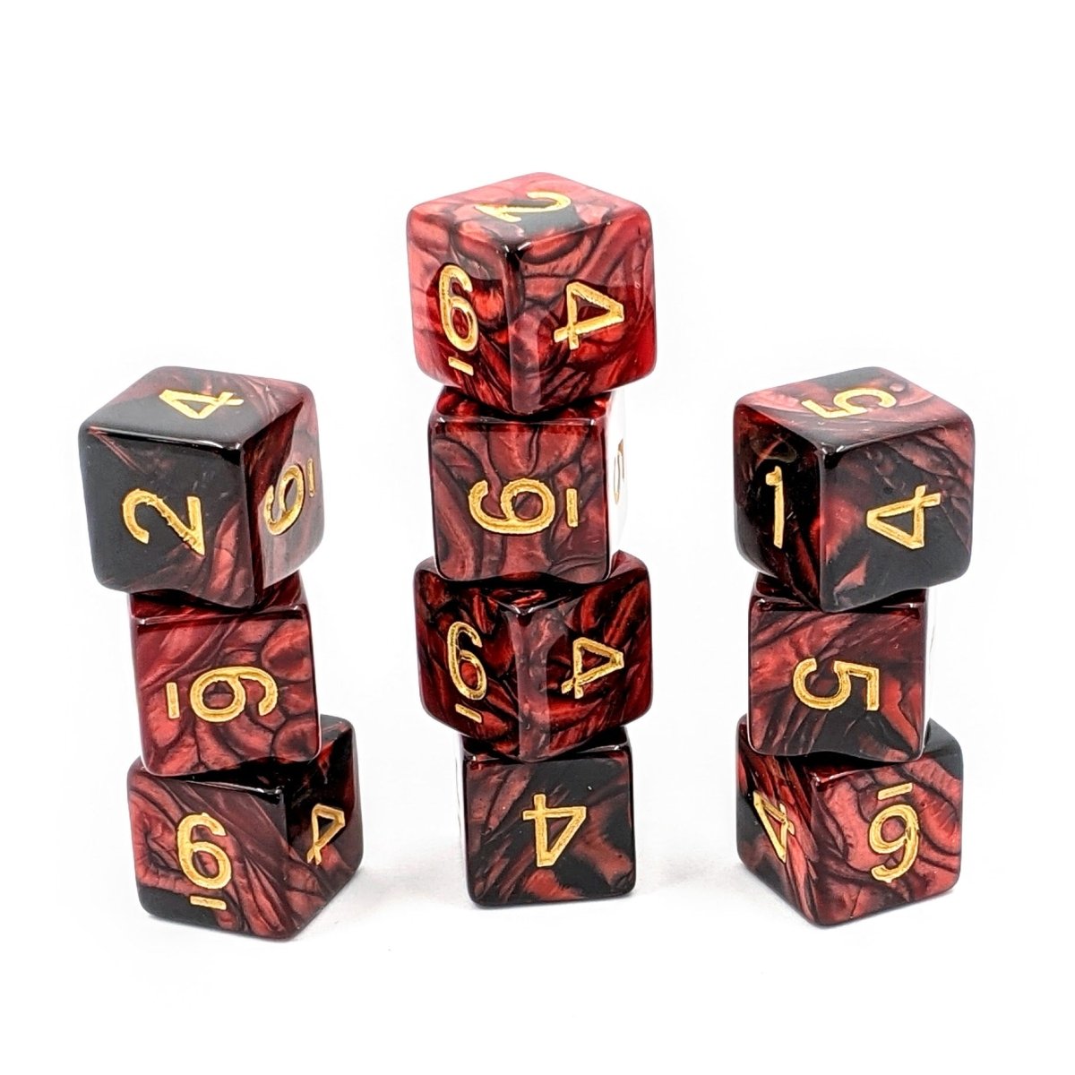 Draconis | D6 Dice Set - Mint & Mustard