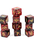 Draconis | D6 Dice Set - Mint & Mustard