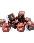 Draconis | D6 Dice Set - Mint & Mustard