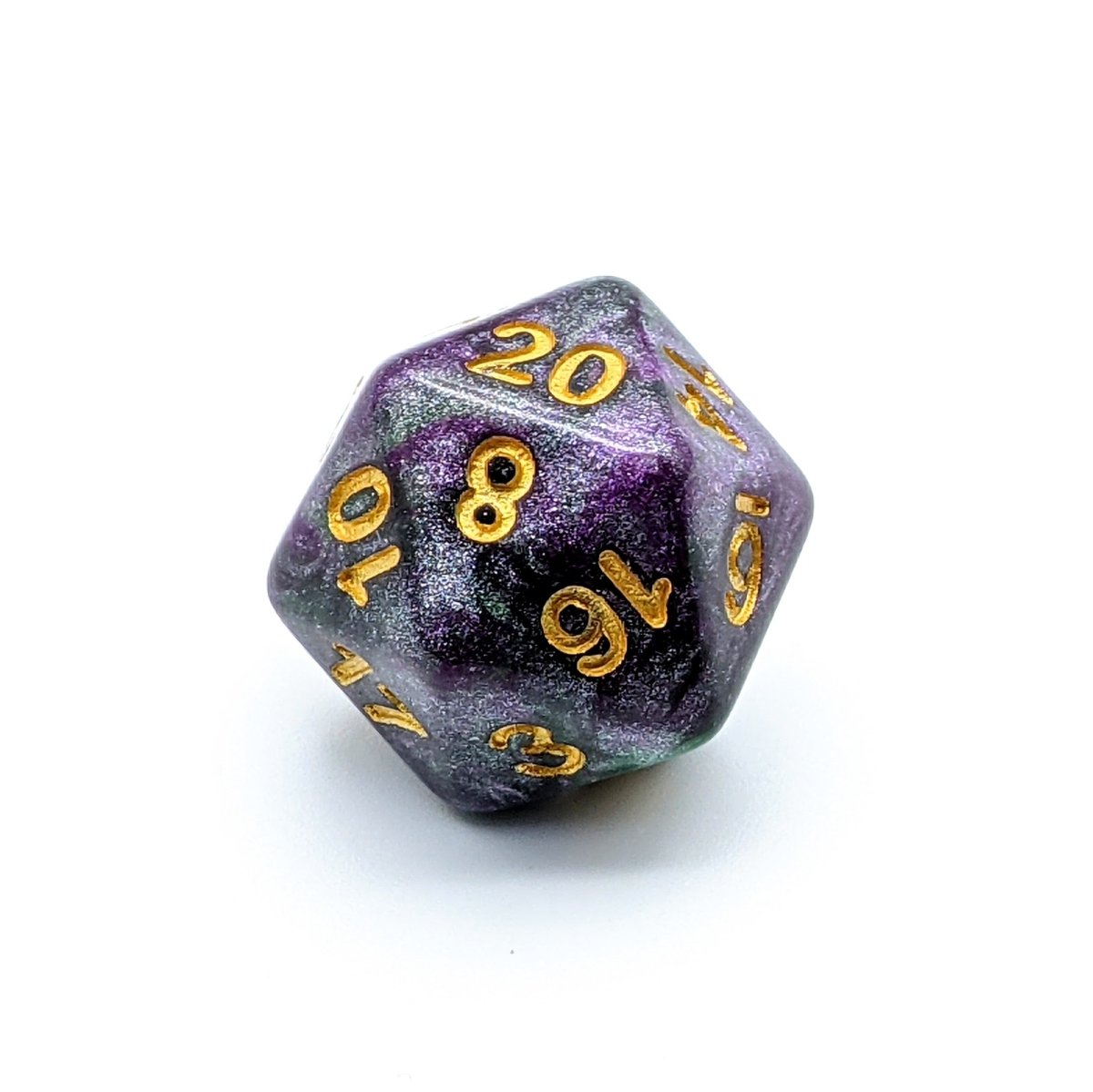 Druidic Focus | Dice Set - Mint & Mustard