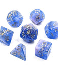 Feywild Cornflower | Dice Set - Mint & Mustard