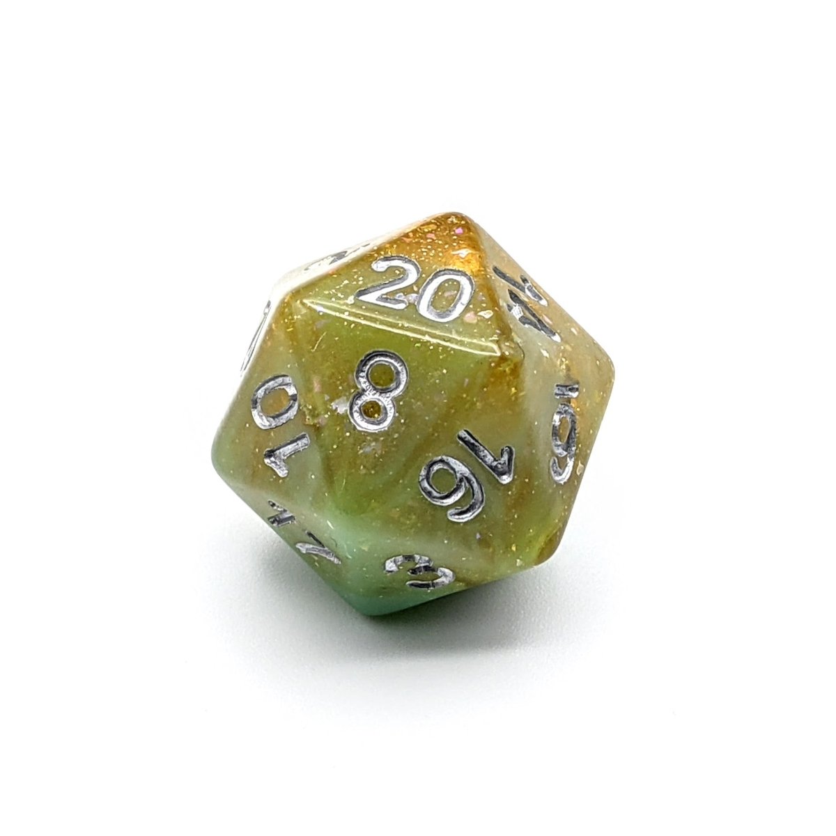 Feywild Dunes | Dice Set - Mint & Mustard