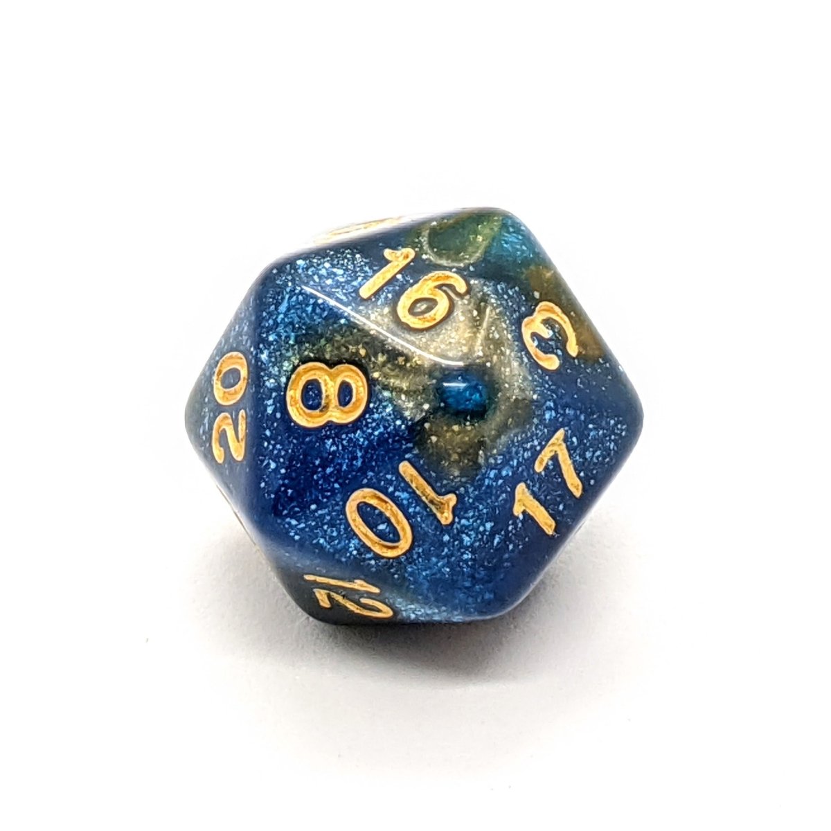 High Tide | Dice Set - Mint & Mustard