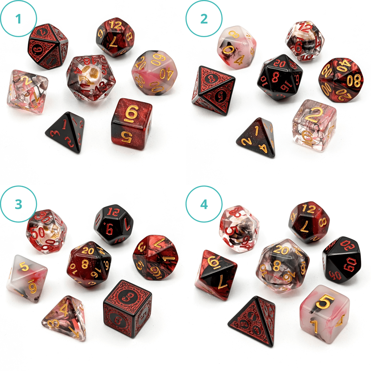 Laudna Dice Palette | Bells Hells - Mint & Mustard