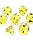 Lemon Gem | Dice Set - Mint & Mustard