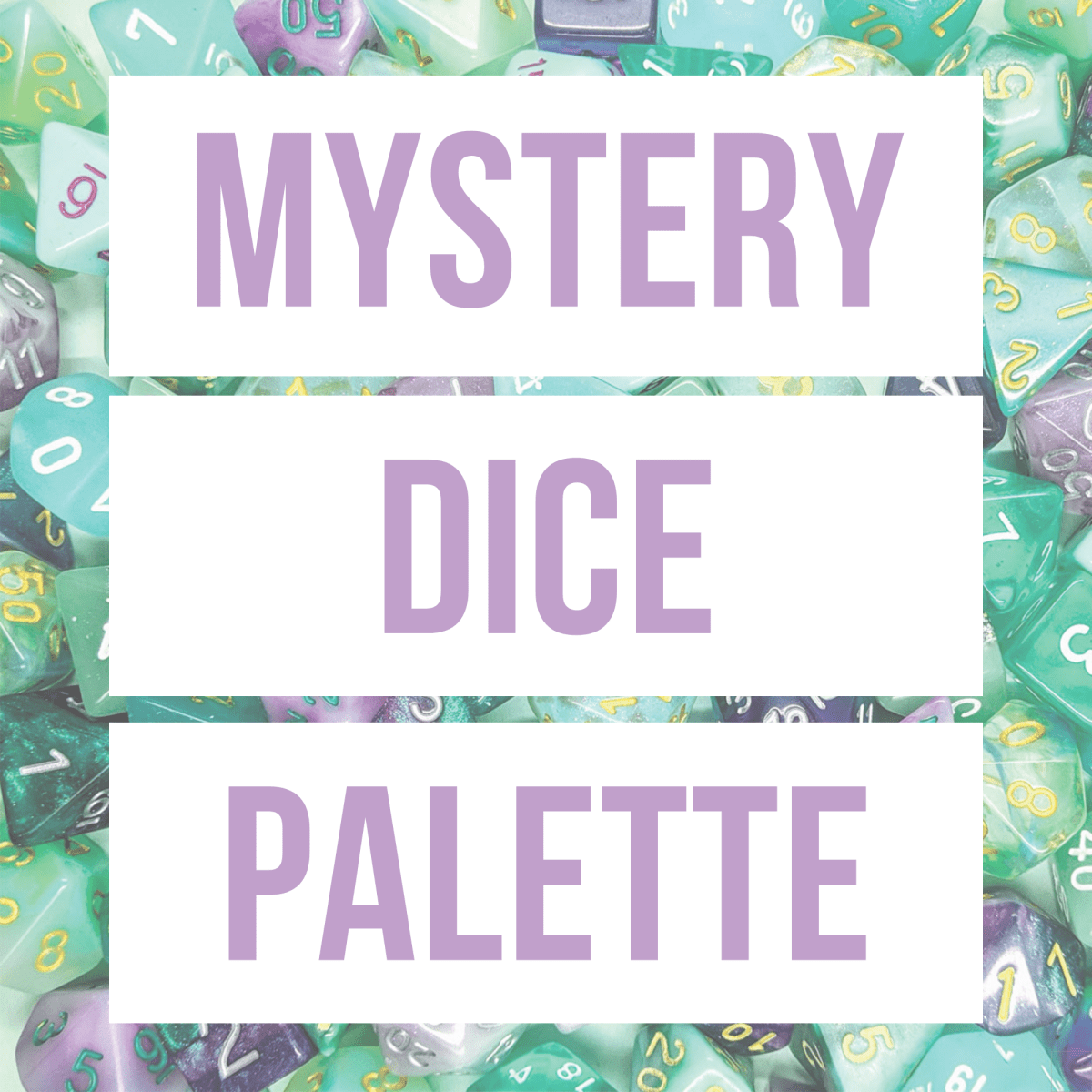Mystery Dice Palette - Mint & Mustard