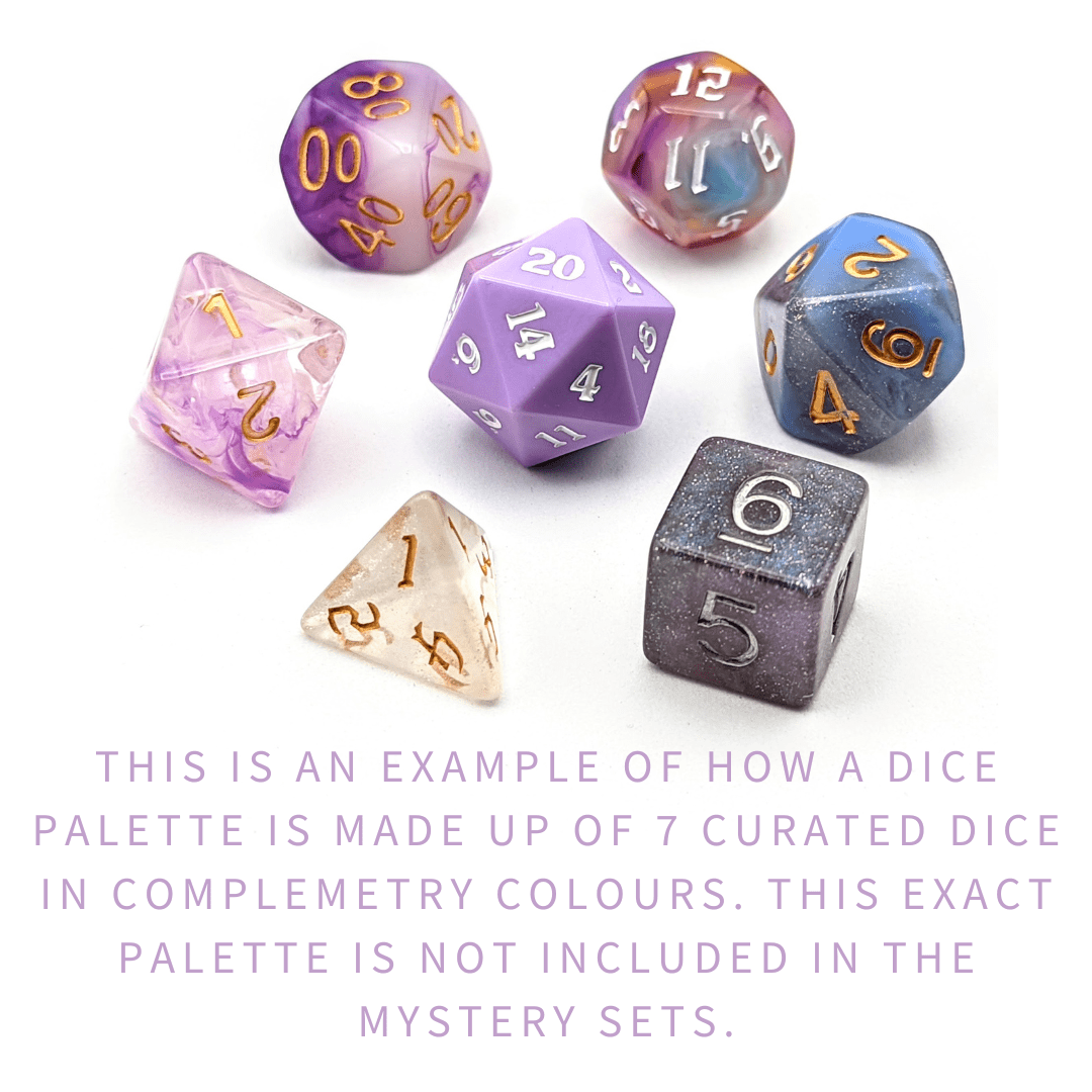 Mystery Dice Palette - Mint & Mustard
