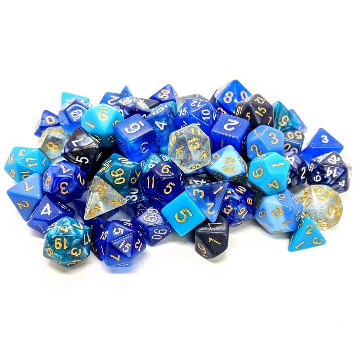 Mystery Dice Shades | Blue - Mint & Mustard