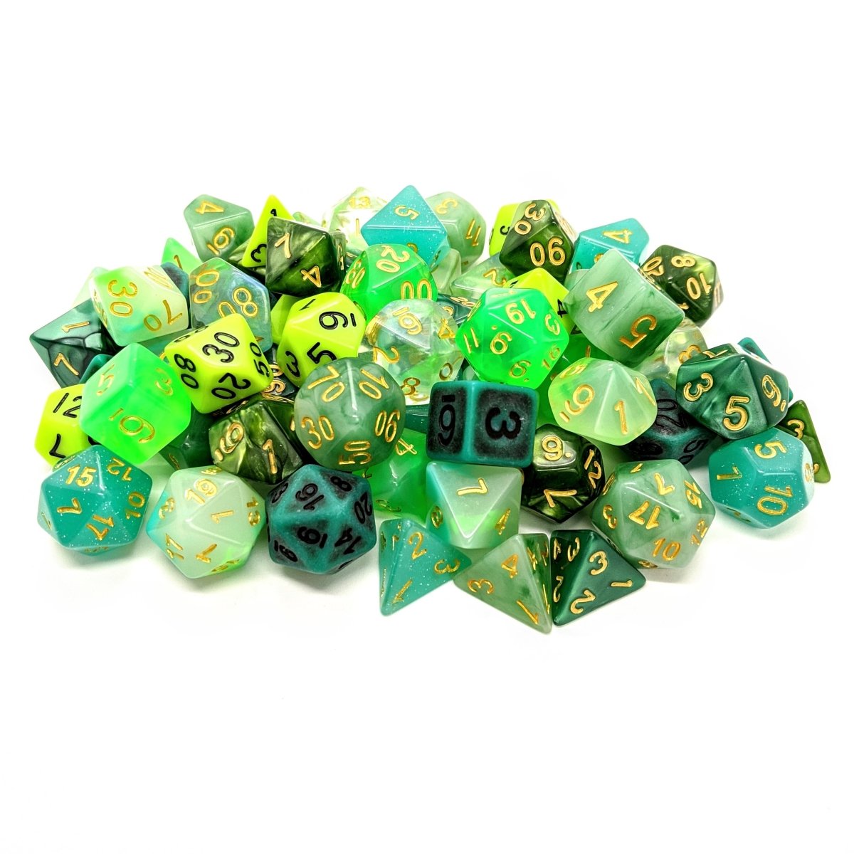 Mystery Dice Shades | Green - Mint &amp; Mustard