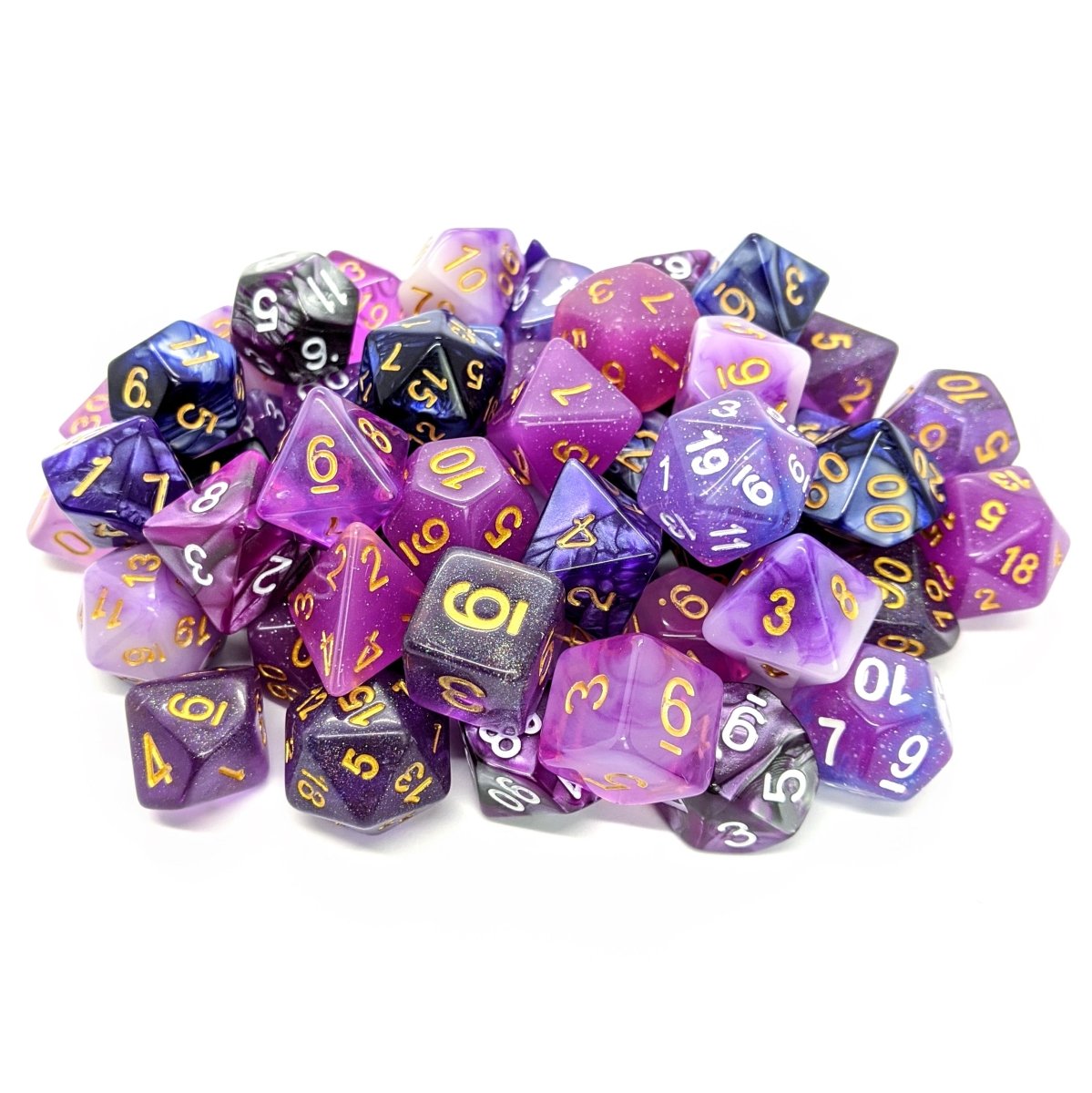Mystery Dice Shades | Purple - Mint & Mustard