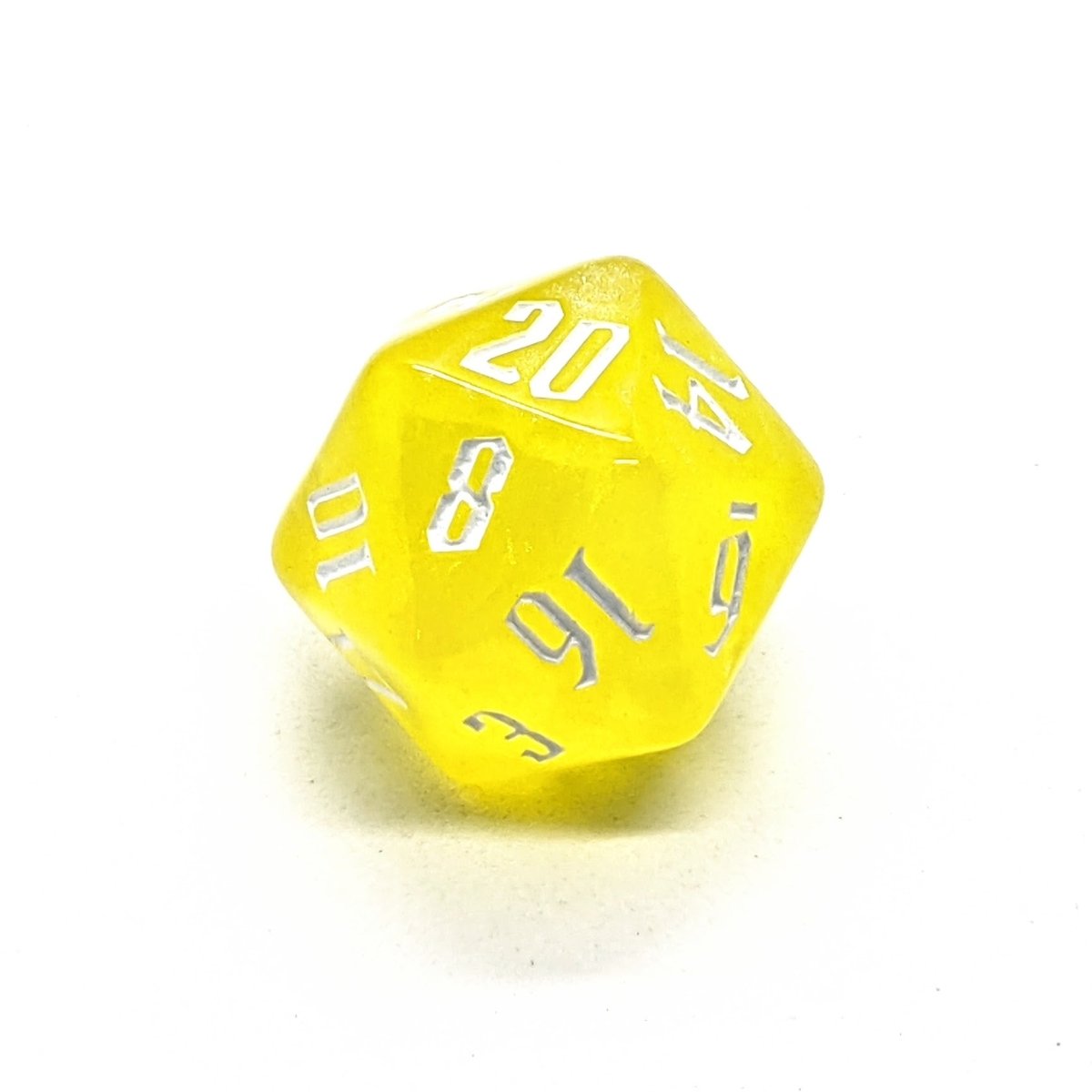 NATURAL 19 - Alchemy Cadmium | Dice Set - Mint &amp; Mustard