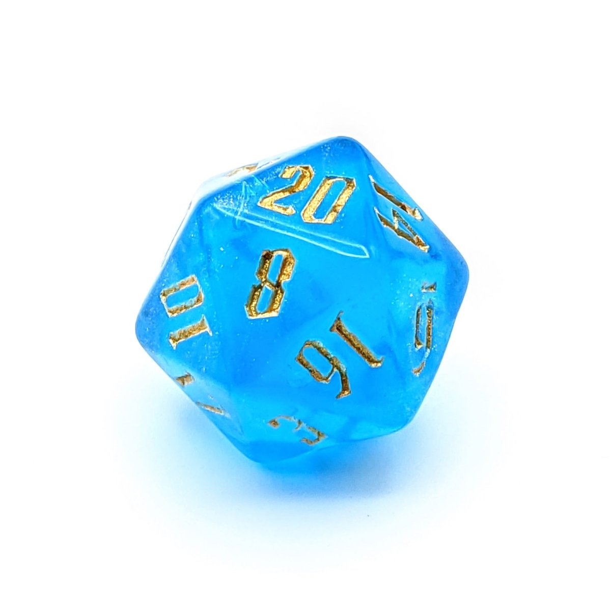 NATURAL 19 - Alchemy Cyan | Dice Set - Mint &amp; Mustard
