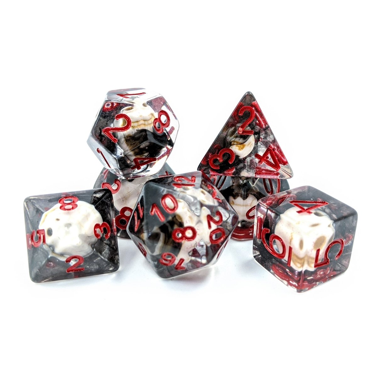 Necromancer | Dice Set - Mint &amp; Mustard