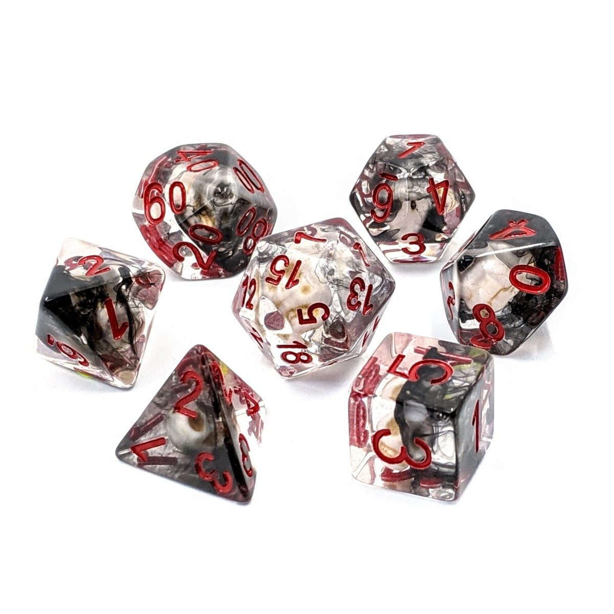 Necromancer | Dice Set - Mint &amp; Mustard