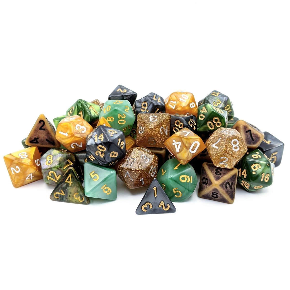 Nott Dice Palette | Mighty Nein - Mint & Mustard