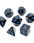 Onyx Blue | Dice Set - Mint & Mustard