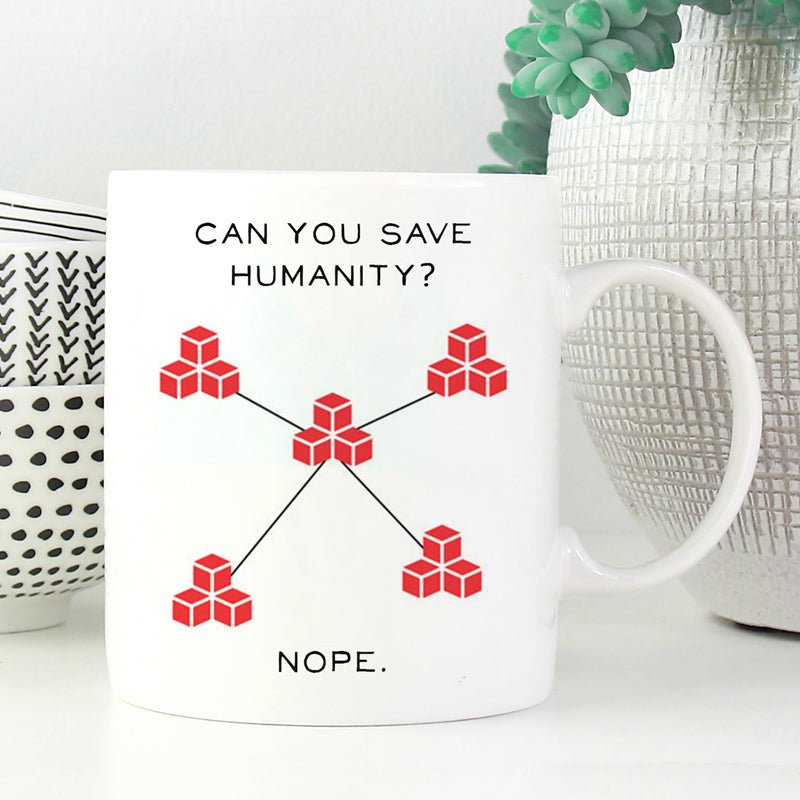 Pandemic Mug - Mint & Mustard