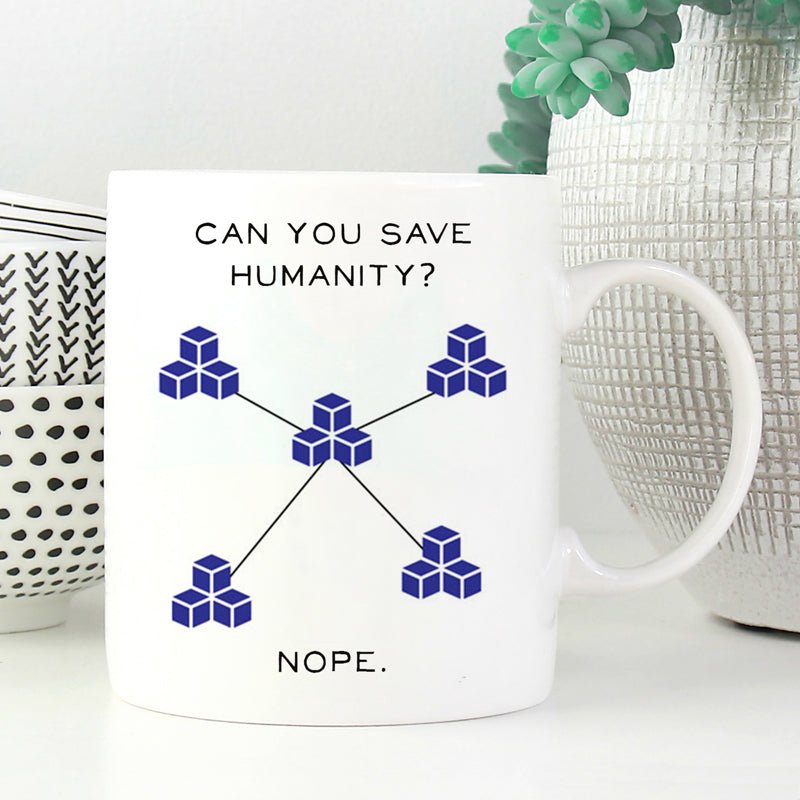 Pandemic Mug - Mint & Mustard