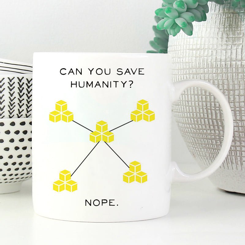 Pandemic Mug - Mint & Mustard