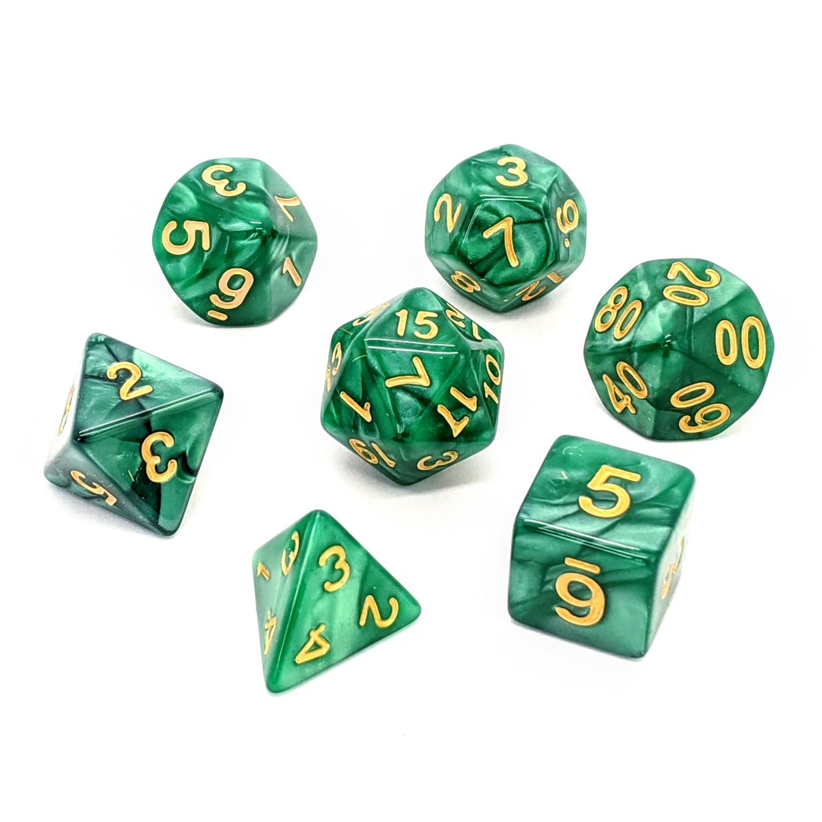 Pearl Forest | Dice Bundle - Mint &amp; Mustard