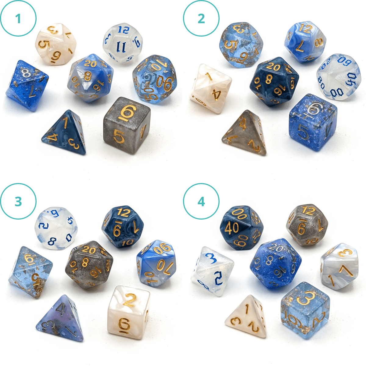 Pike Dice Palette | Vox Machina - Mint & Mustard