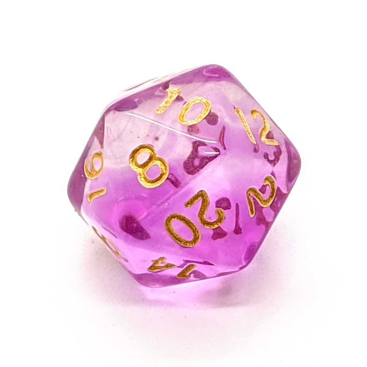 Purple Mist | Dice Set - Mint & Mustard