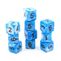 Sky Kingdom | D6 Dice Set - Mint & Mustard
