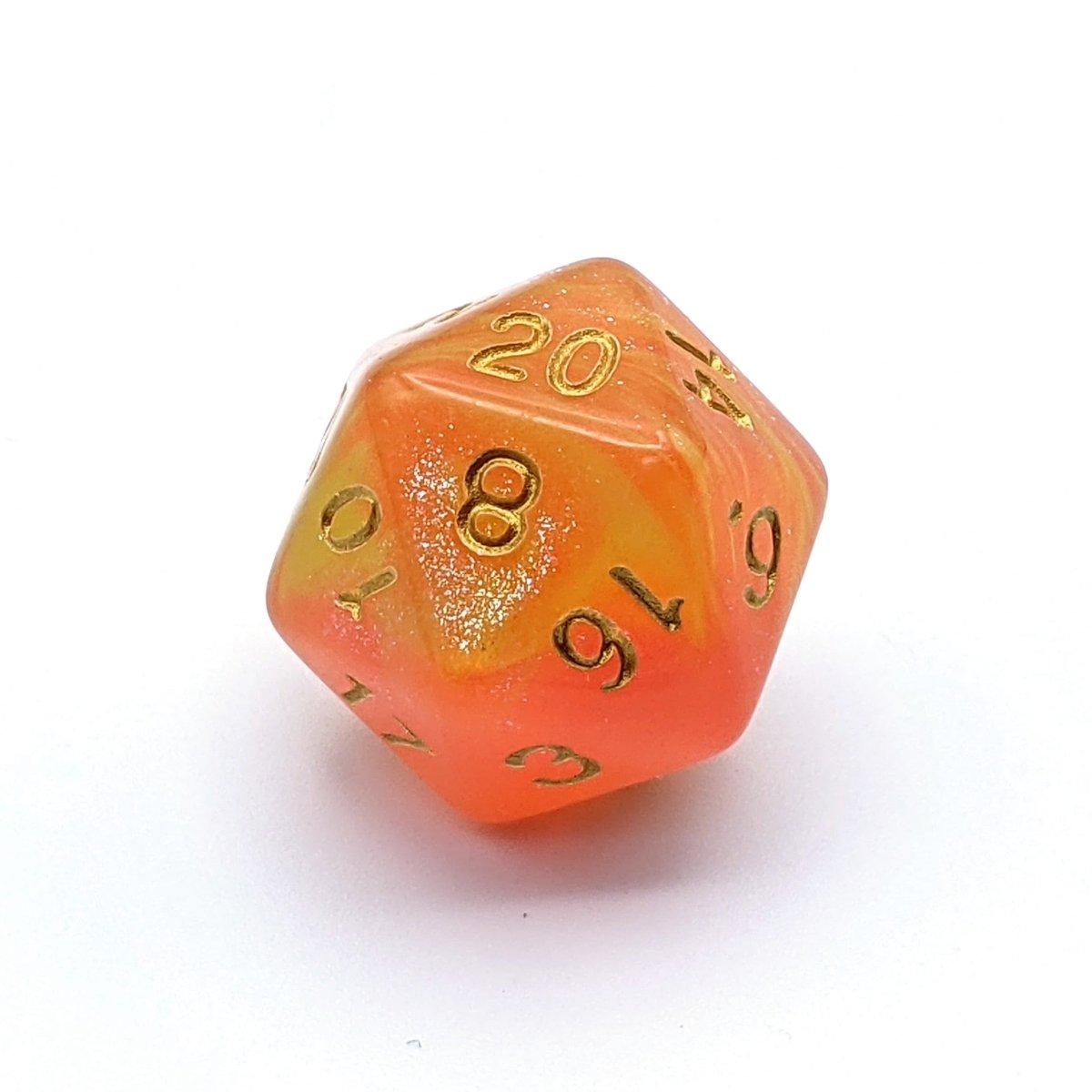 Solar Flare | Dice Set - Mint & Mustard