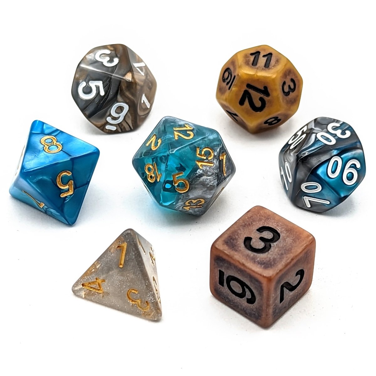 Vex Dice Palette | Vox Machina - Mint & Mustard