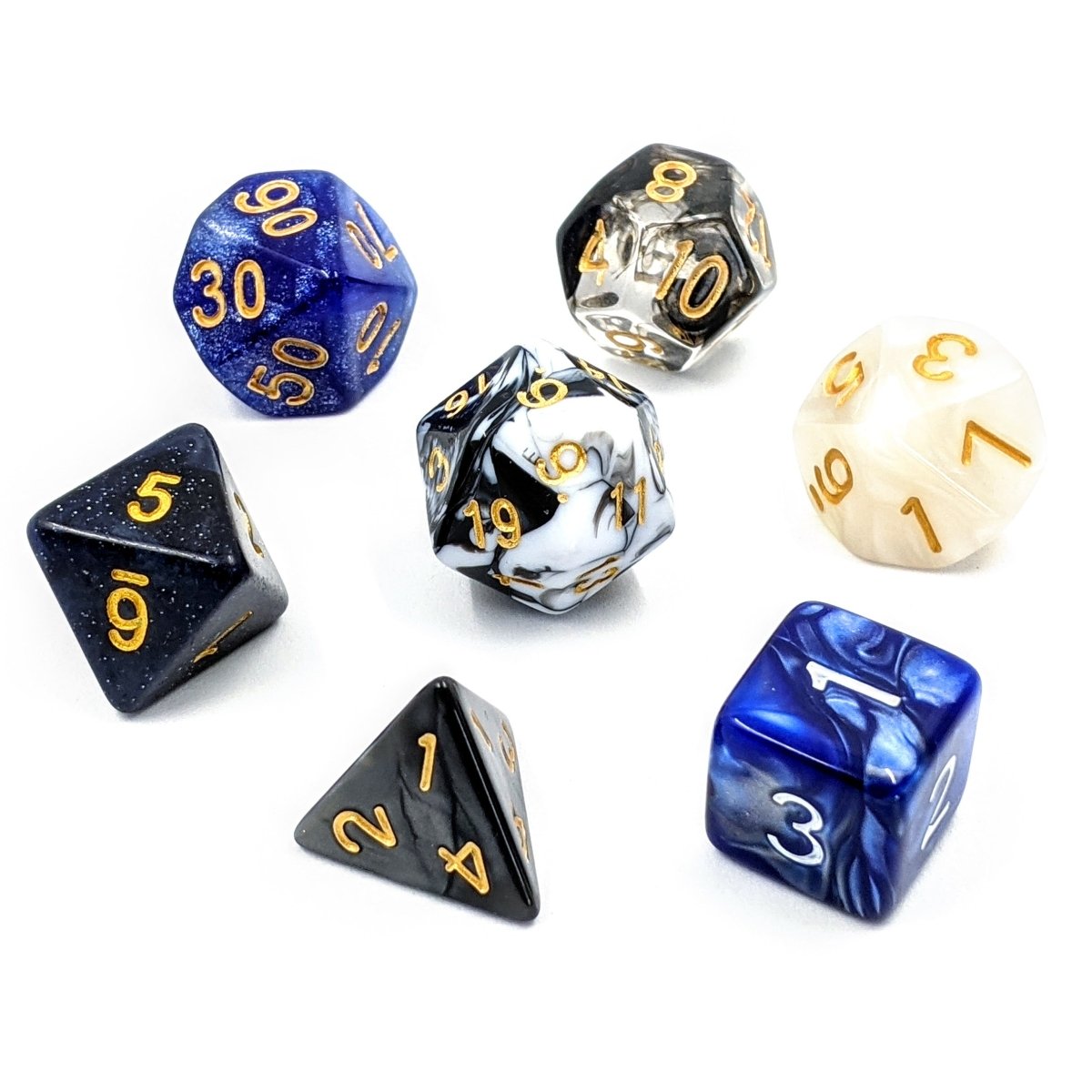 Yasha Dice Palette | Mighty Nein - Mint &amp; Mustard